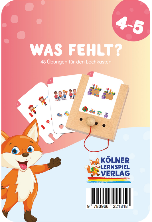 Kartensatz: Was fehlt (4-5 Jahre)