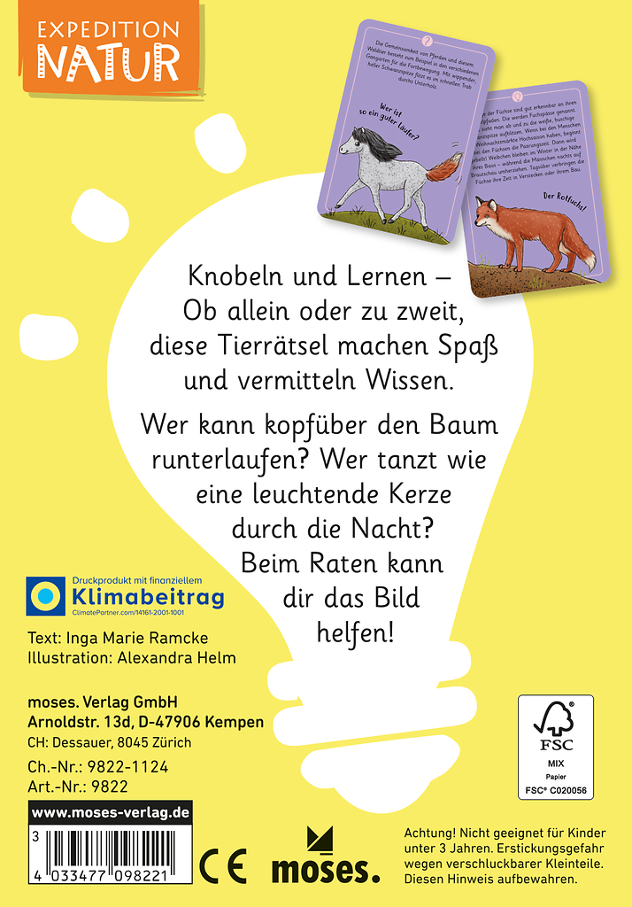 Expedition Natur - 50 Tierrätsel Wald