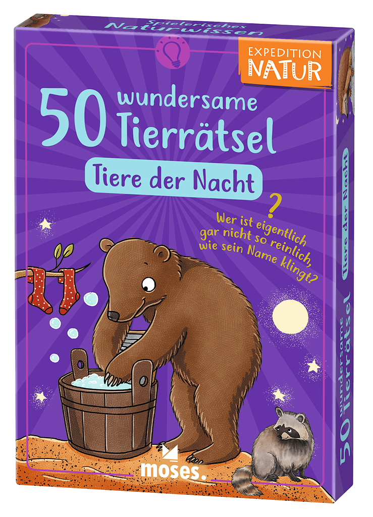 Expedition Natur - 50 Tierrätsel Tiere der Nacht