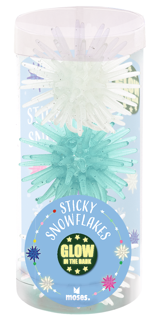 Nachtleuchtende Sticky Snowflakes