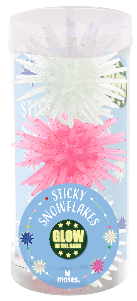 Nachtleuchtende Sticky Snowflakes