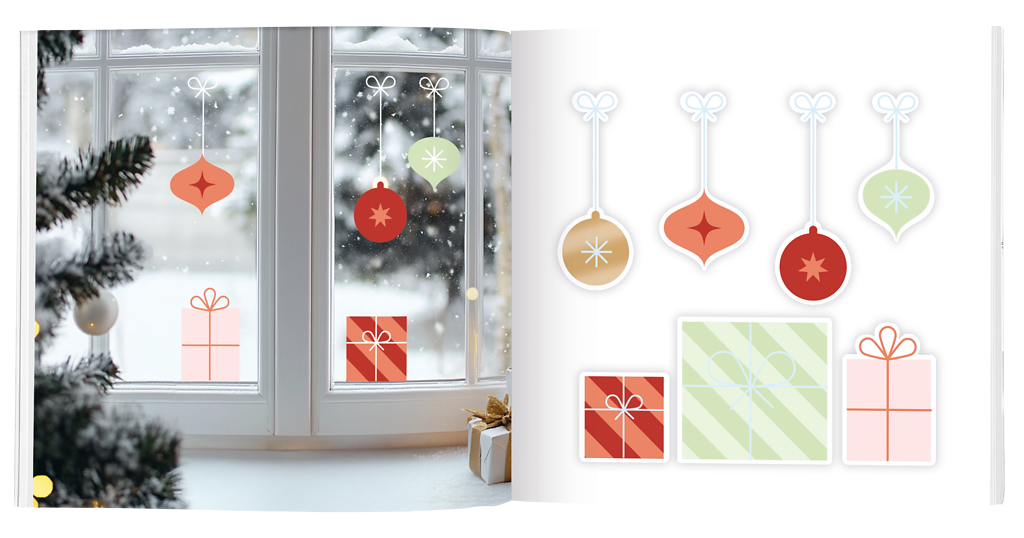Fenstersticker-Buch "Winterwunder"