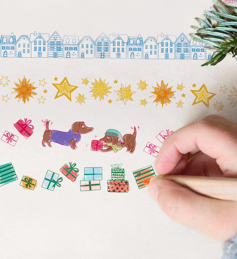 Rollstempel "Winterzauber"