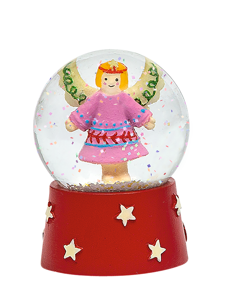 Nachtleuchtende Schneekugel