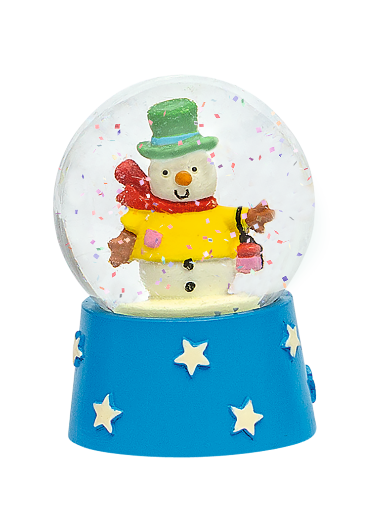 Nachtleuchtende Schneekugel