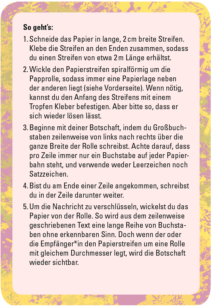 50 Codes und Geheimschriften