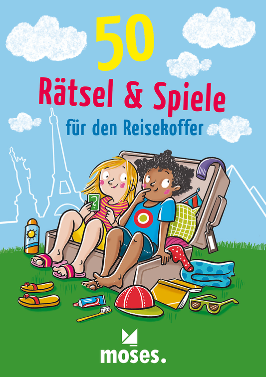 50 Rätsel & Spiele für den Reisekoffer