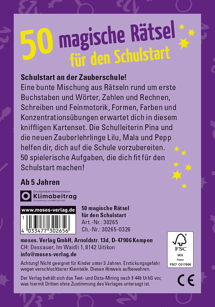 50 magische Rätsel für den Schulstart