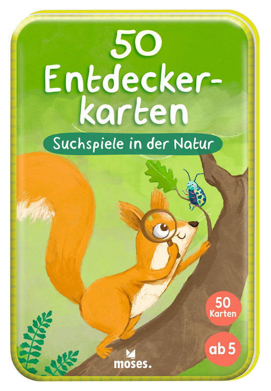 50 Entdeckerkarten - Suchspiele in der Natur