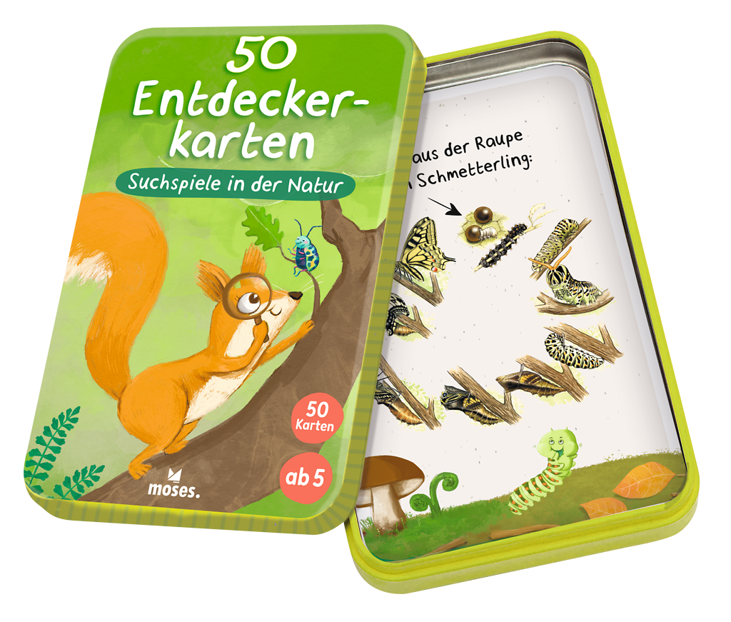 50 Entdeckerkarten - Suchspiele in der Natur