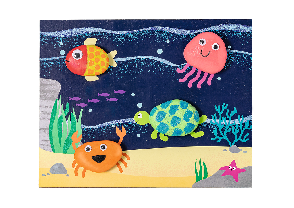 Bastelspaß Kreative Steinbilder