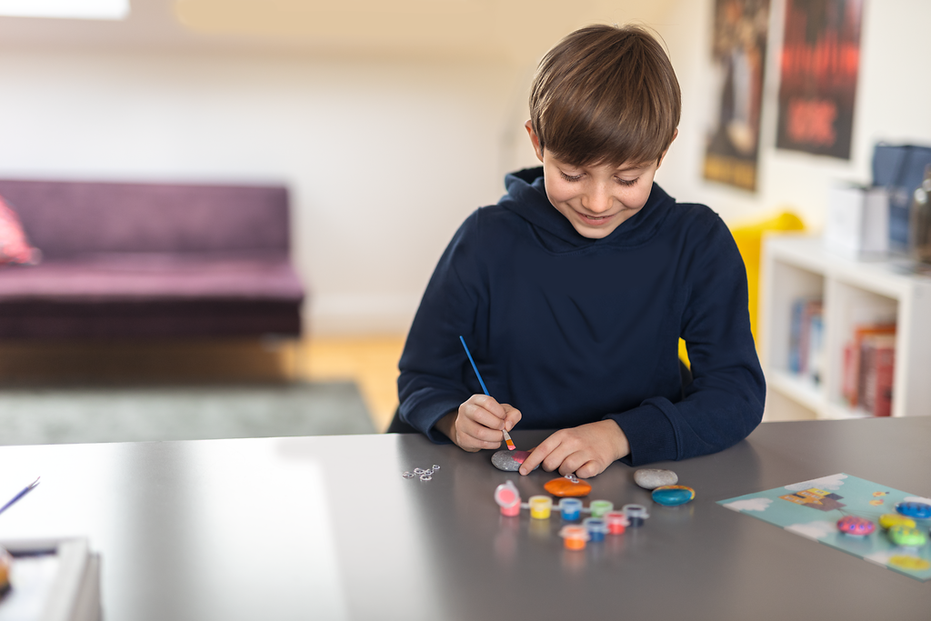 Bastelspaß Kreative Steinbilder