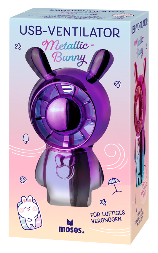 USB-Ventilator Metallic-Bunny