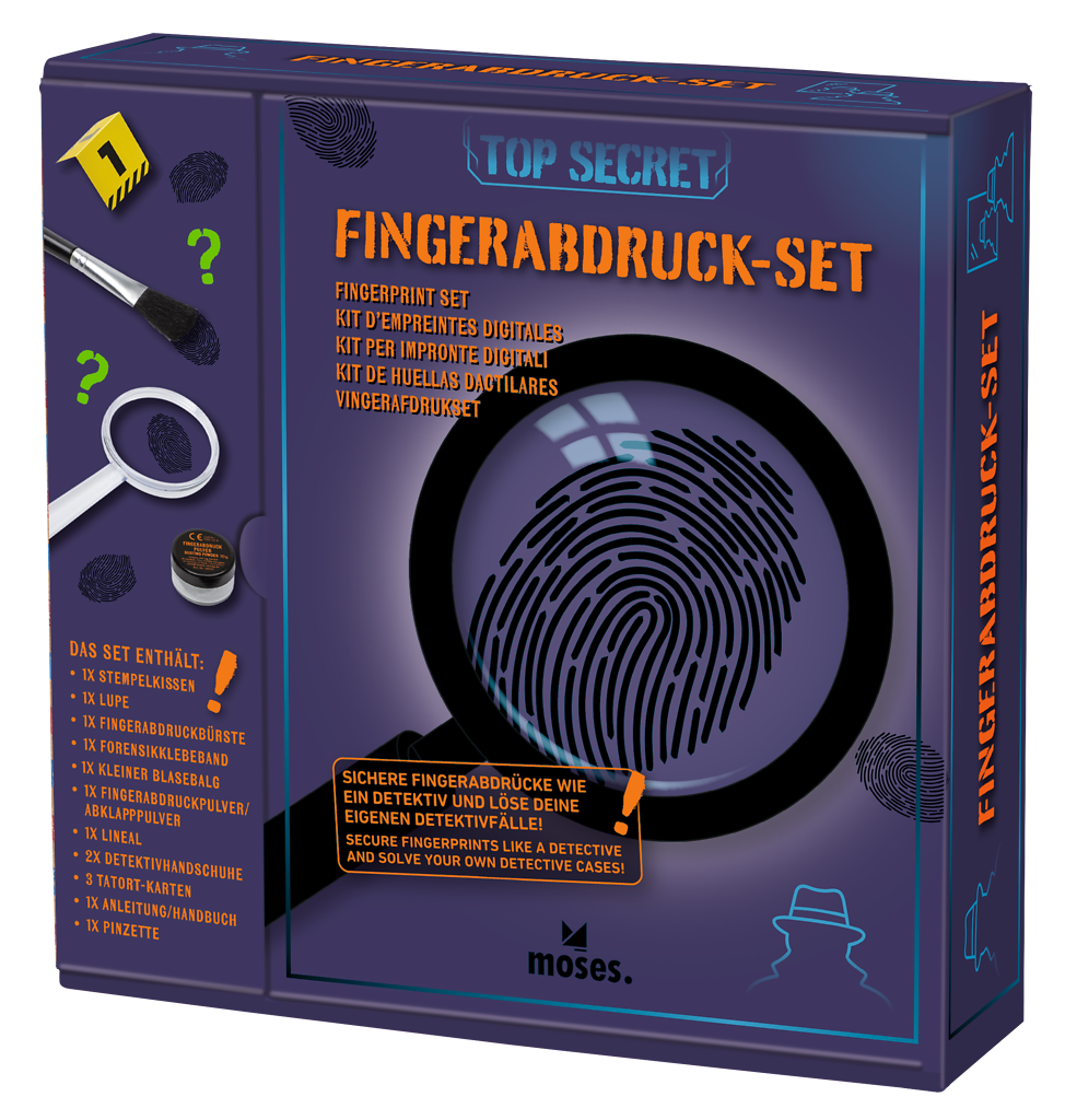 Top Secret - Fingerabdruck Set