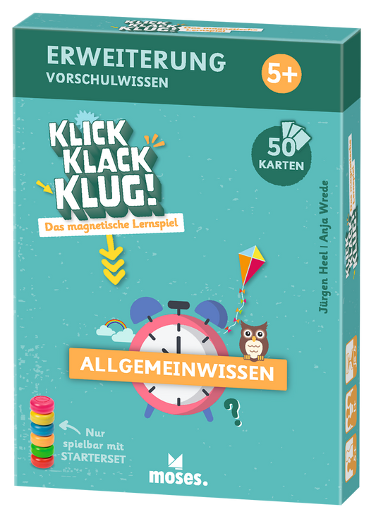 Klick Klack Klug - Erweiterungsset Allgemeinwissen, ab 5 Jahren