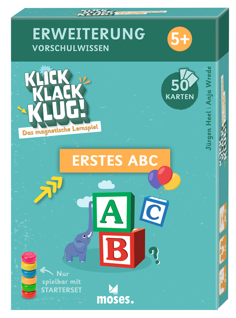 Klick Klack Klug - Kartenset Erstes ABC, ab 5 Jahren
