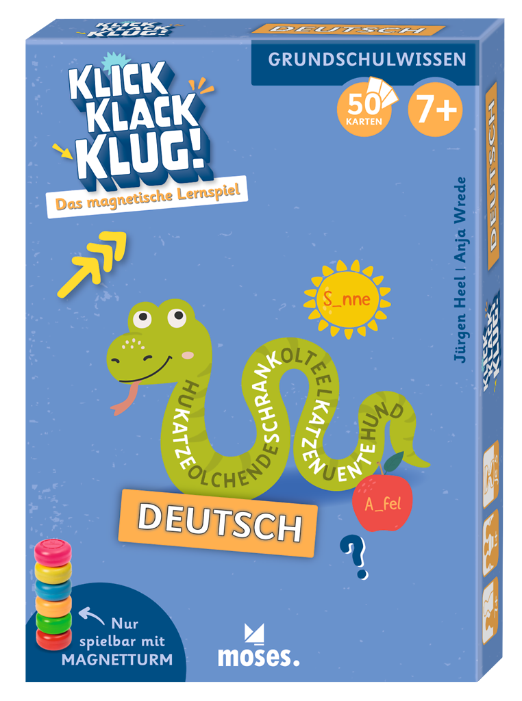 Klick Klack Klug - Kartenset Deutsch, ab 7 Jahren