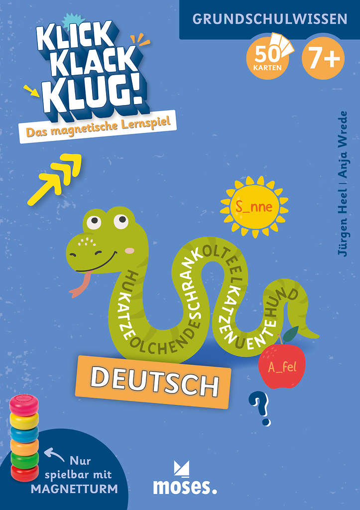 Klick Klack Klug - Kartenset Deutsch, ab 7 Jahren