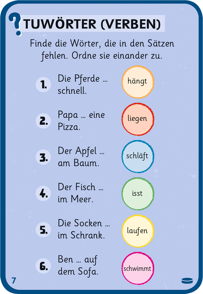 Klick Klack Klug - Kartenset Deutsch, ab 7 Jahren