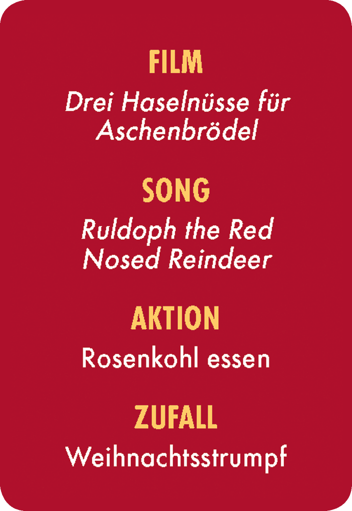 Mini-Weihnachtsspiele