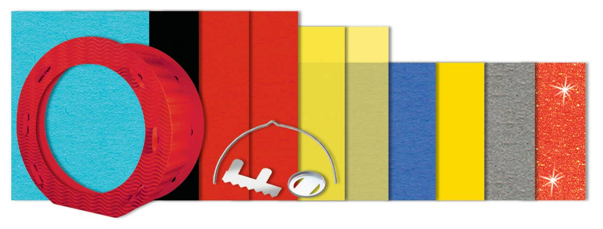 Laternen-Bastelset Rund "Feuerwehr"