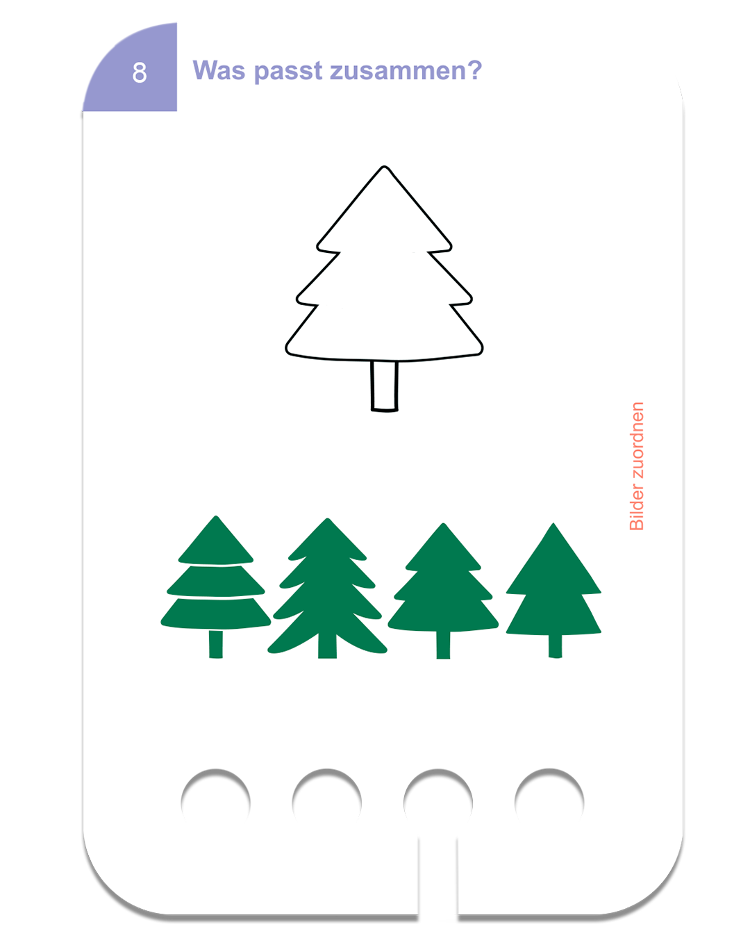 Kartensatz: Bilder zuordnen (4+)