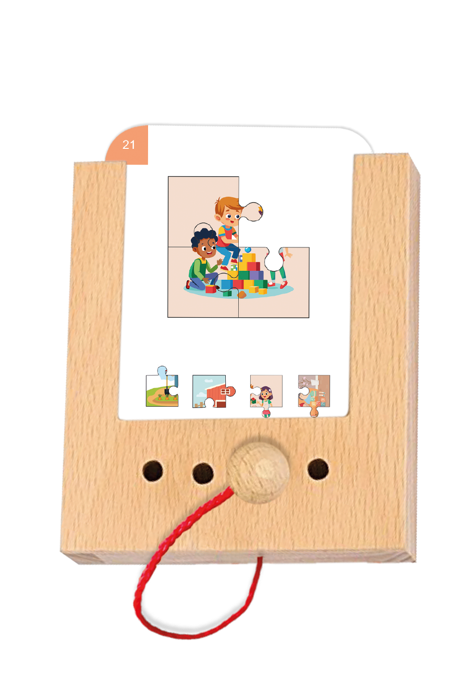 Kartensatz: Puzzle Spiele (4+)
