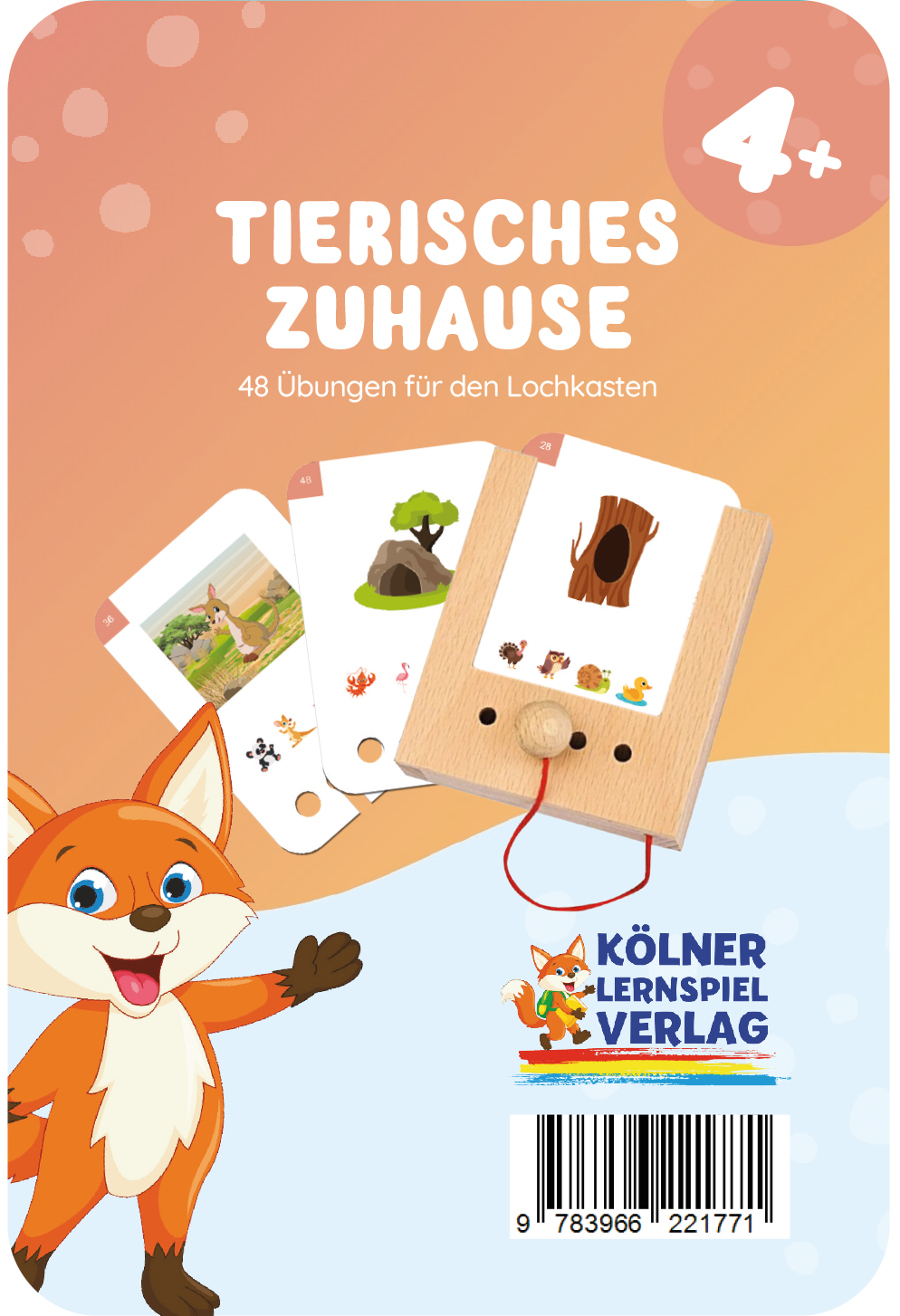 Kartensatz: Tierisches Zuhause (4+)