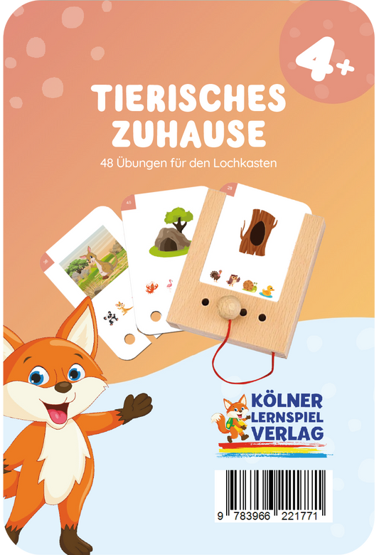 Kartensatz: Tierisches Zuhause (4+)