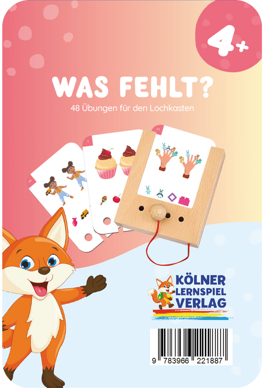 Kartensatz: Was fehlt (4+)