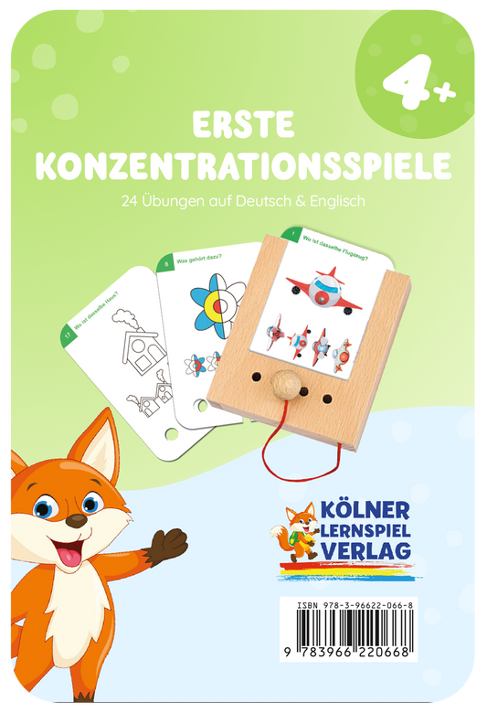 Kartensatz: Erste Konzentrationsspiele (4+)