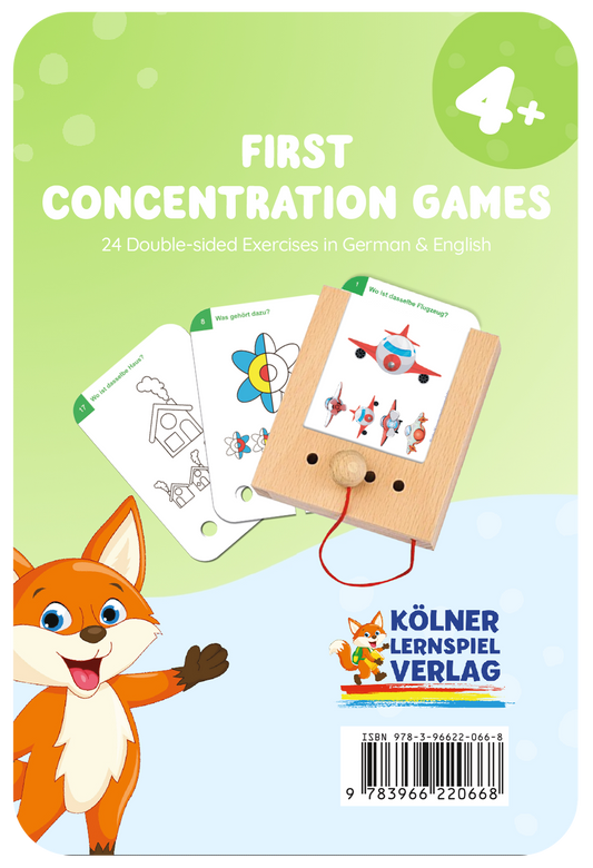Kartensatz: Erste Konzentrationsspiele (4+)