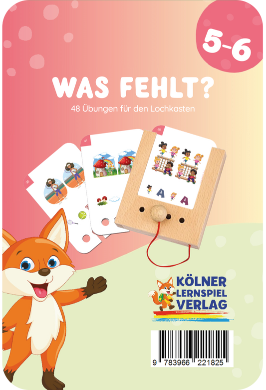 Kartensatz: Was fehlt (5-6 Jahre)