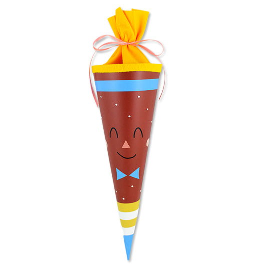 Schultüte "Gesicht", 35 cm