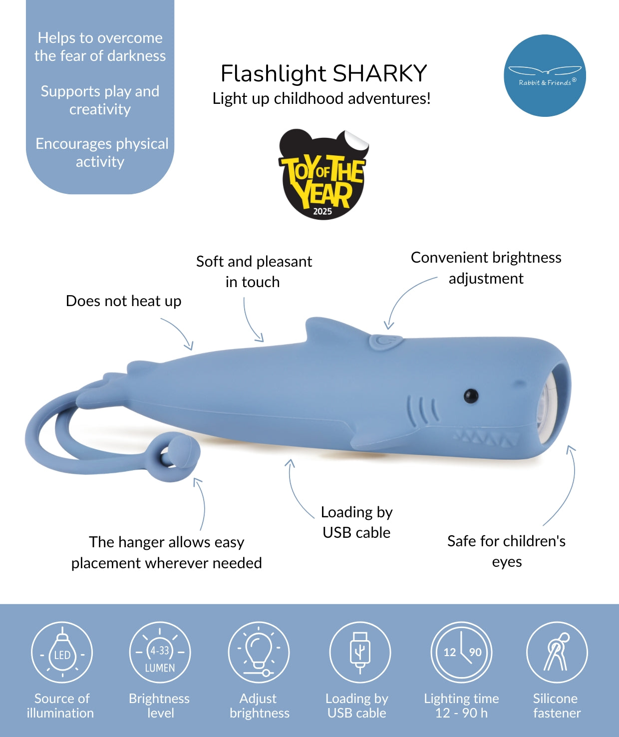 Taschenlampe Hai "Sharky"