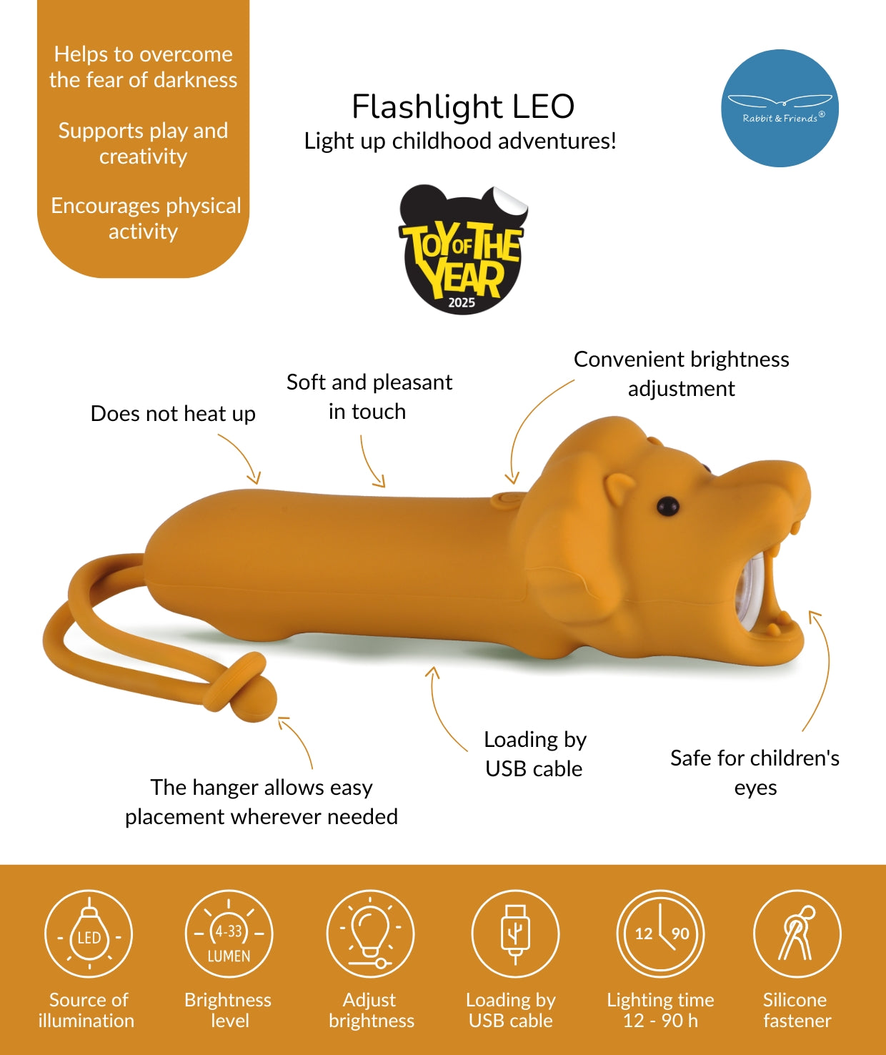 Taschenlampe Löwe "Leo"