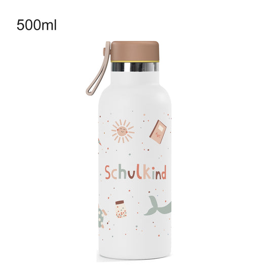 Edelstahl Trinkflasche "Schulkind", Serie Under the Sea, 500 ml