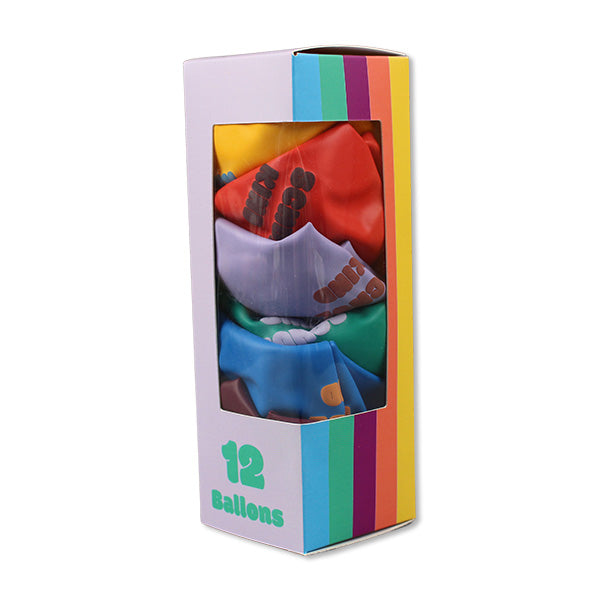 Ballons "Schulkind" aus 100% Naturkautschuk, Rainbow