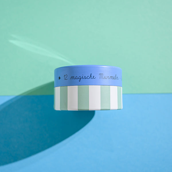 Magische Murmeln "Glow in the dark", blau