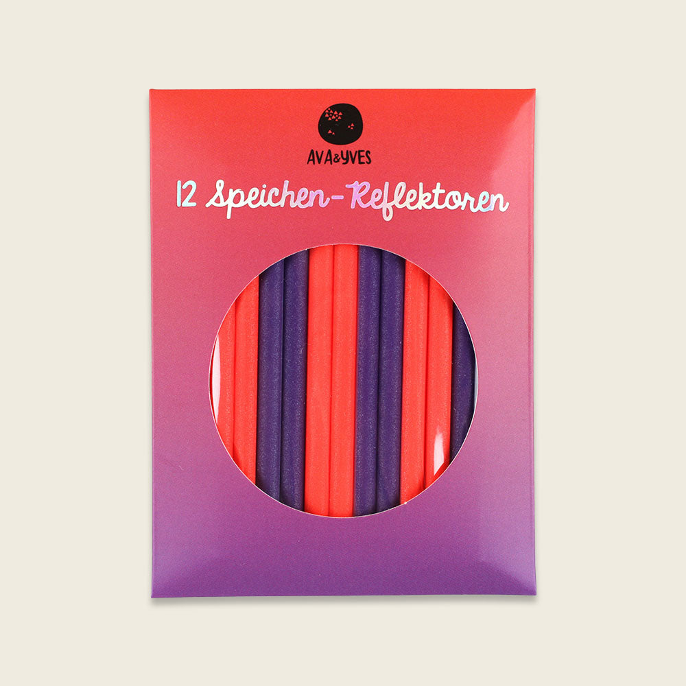Speichenreflektoren neonpink/violett