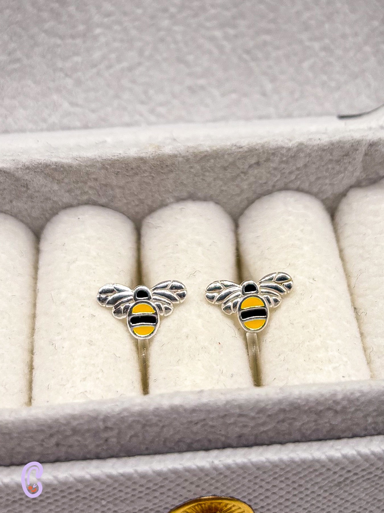 Bienen - Ohrclips für Kinder