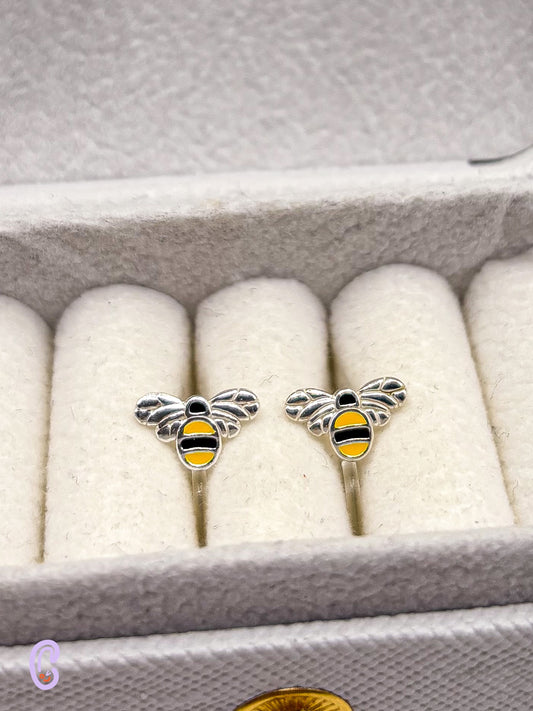 Bienen - Ohrclips für Kinder
