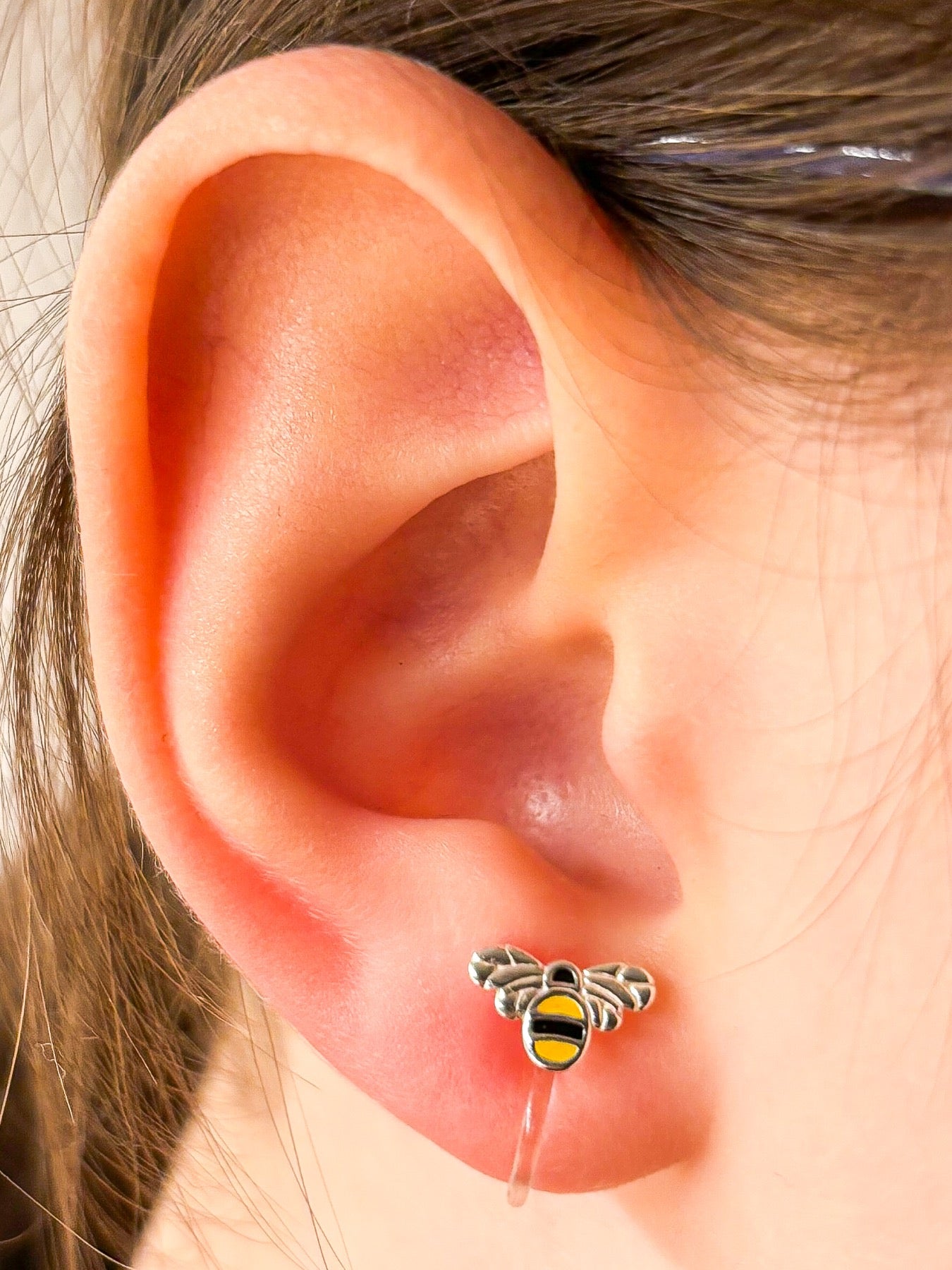 Bienen - Ohrclips für Kinder