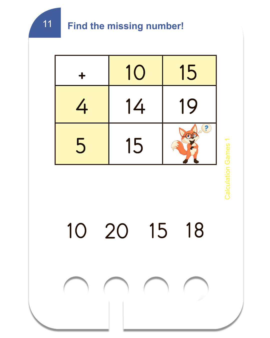 Kartensatz: Rechnentraining 1 (6+)