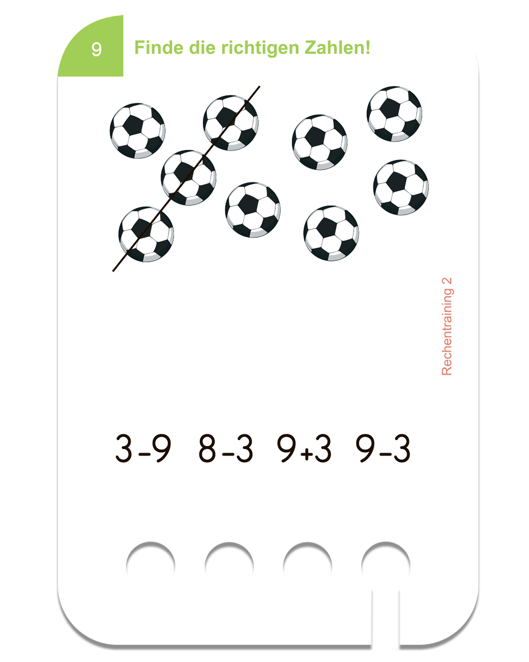 Kartensatz: Rechnentraining 2 (6+)