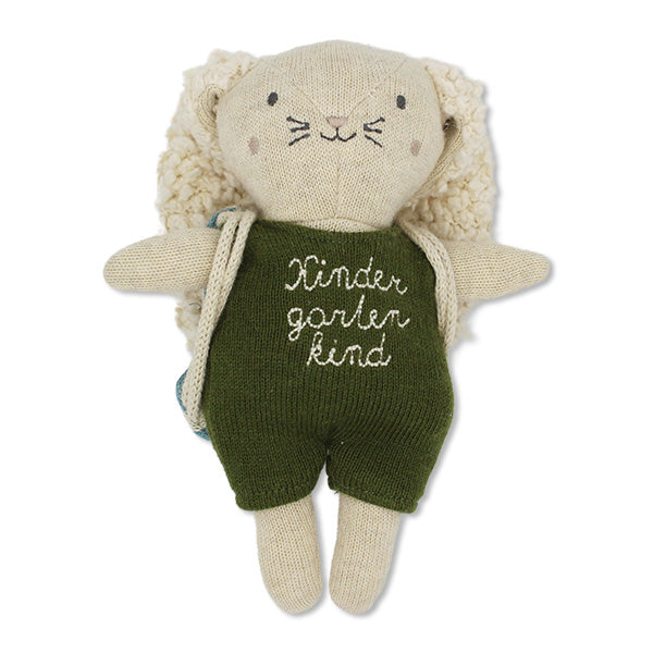 Hase „Kindergartenkind“ mit Rucksack, oliv