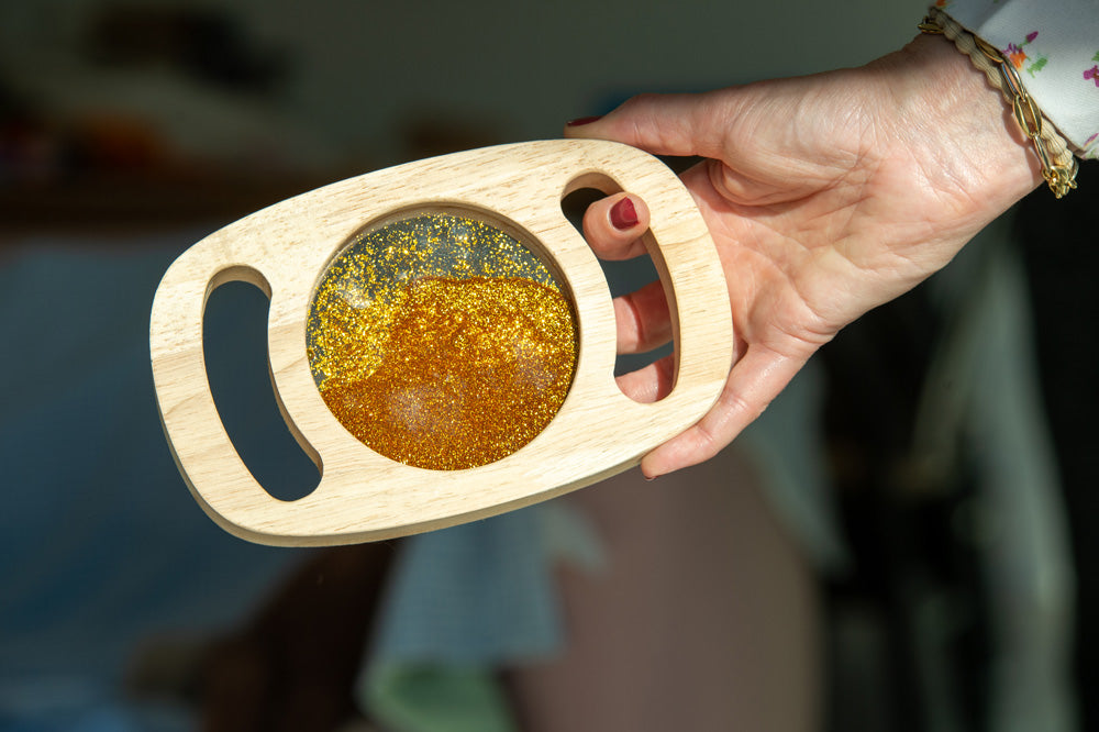 Glitzerpanel gold