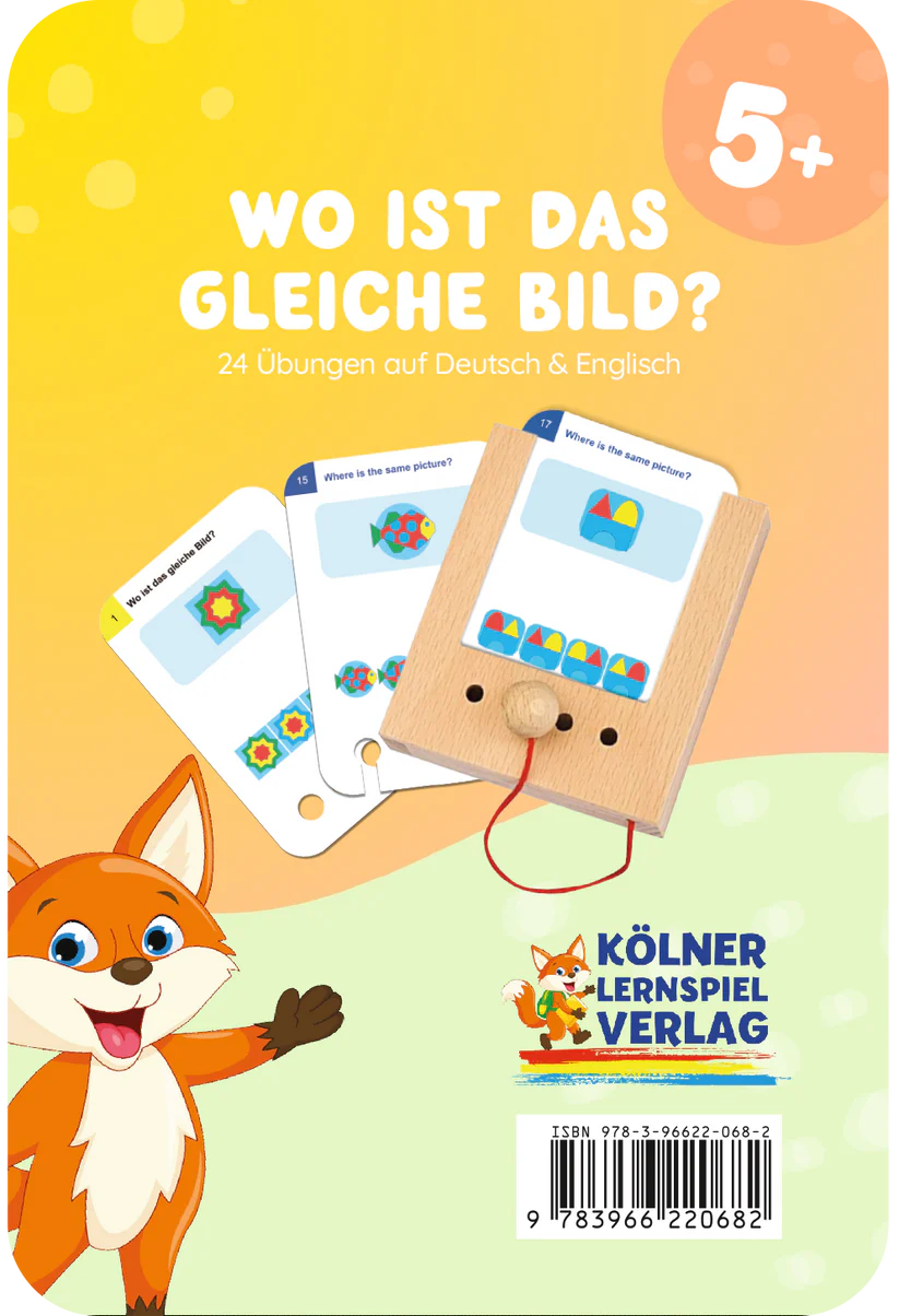 Kartensatz: Wo ist das gleiche Bild? (5+)