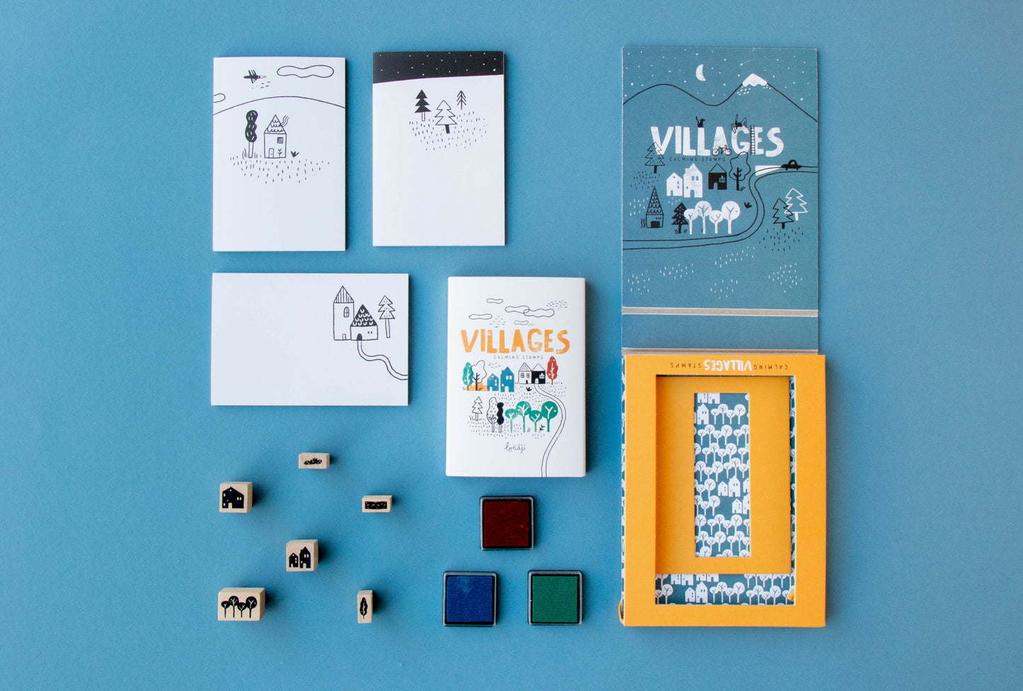 Stempel Set "Villages", ab 5 Jahren