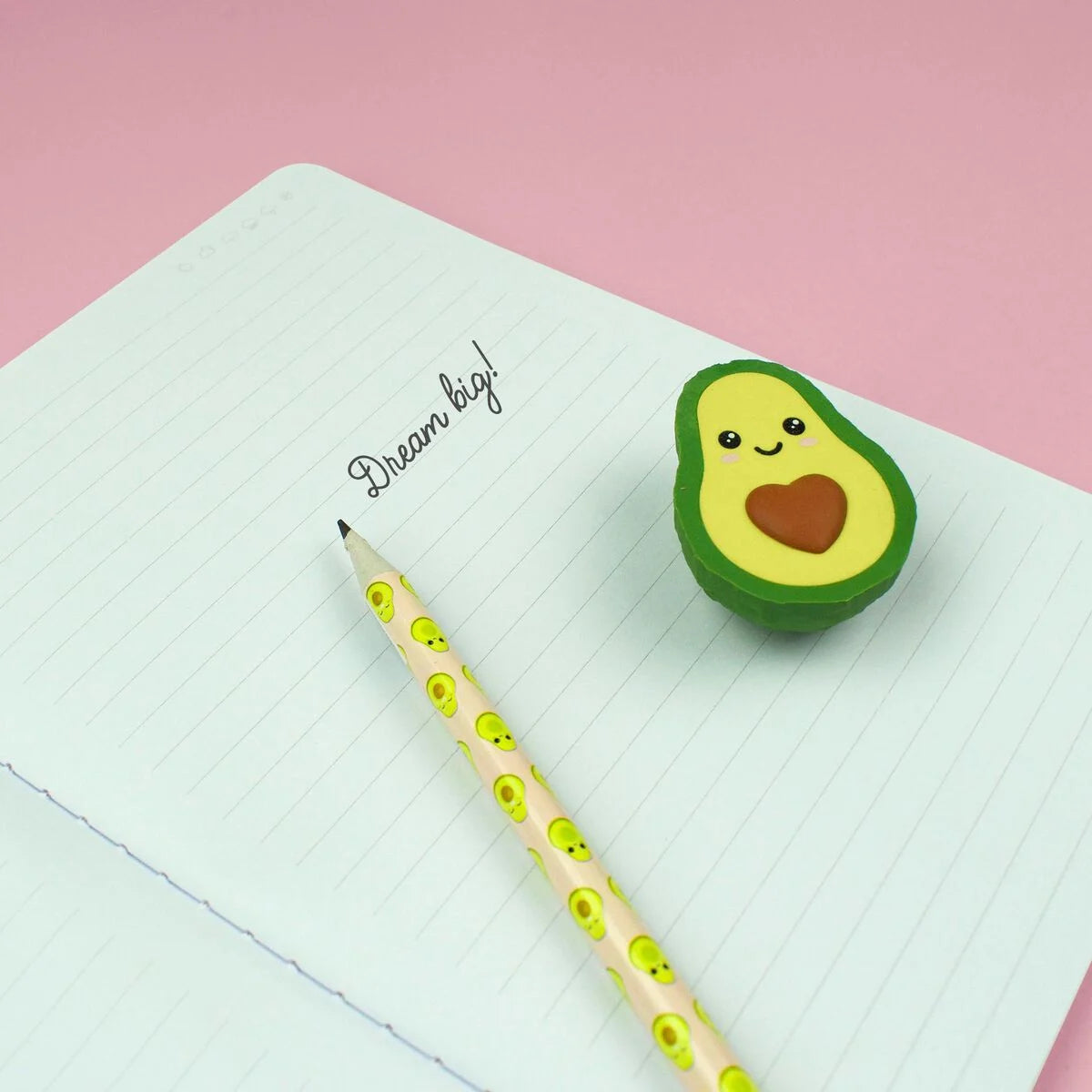 "Let's Avocuddle" - Radiergummi